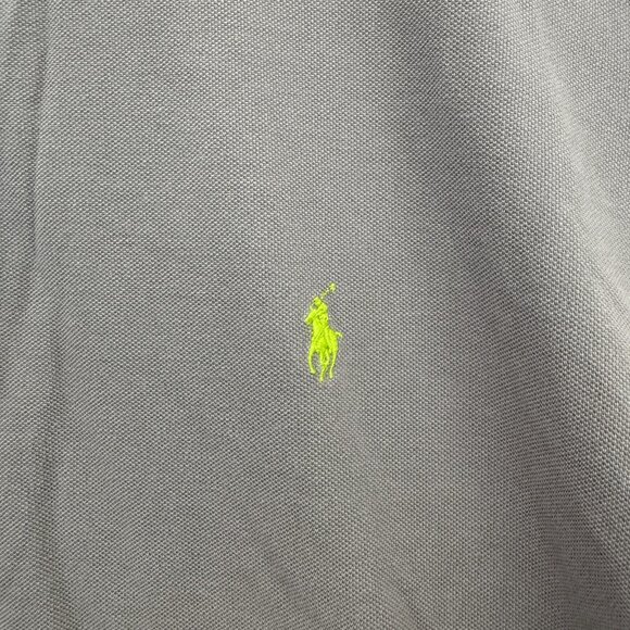 Polo Ralph Lauren Polo Shirt Mens 3XB Big Gray Knit Pony Preppy - Picture 4 of 7
